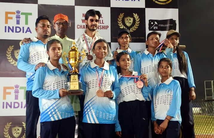 वुडबॉल में बिहार टीम को तीन पदक