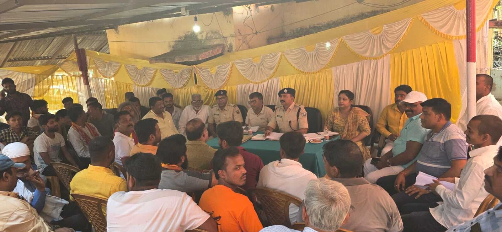 रामनवमी, चैती दुर्गा पूजा व ईद त्योहार आपसी प्रेम शांति के साथ मनाये, थानाध्यक्ष