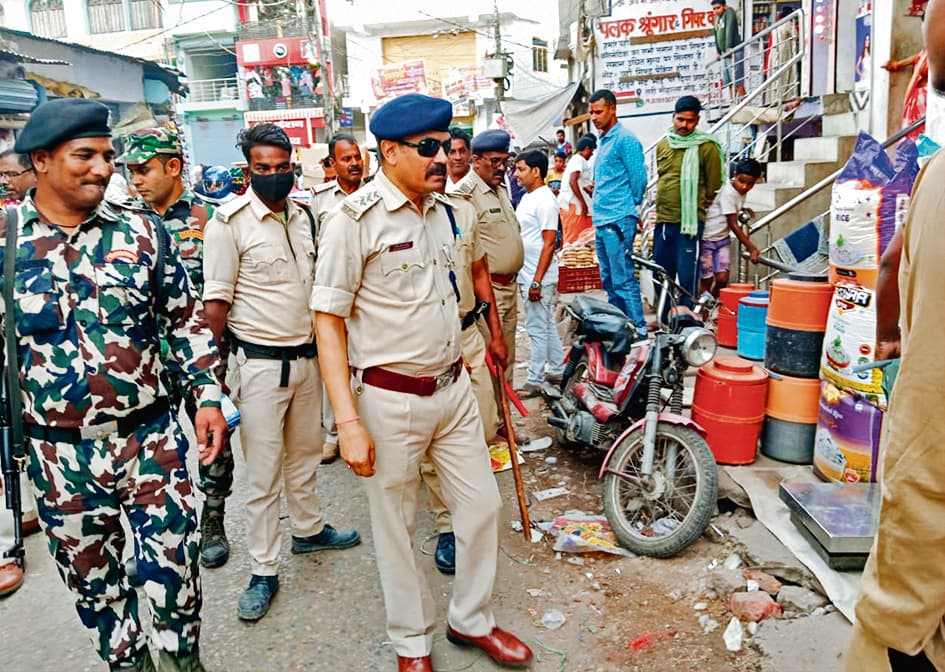 यातायात डीएसपी के नेतृत्व में हटाया गया अतिक्रमण