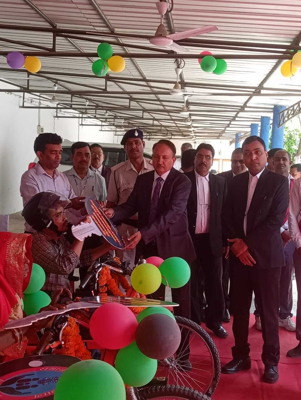 इंस्पेक्टिंग जज ने बायोडायवर्सिटी पार्क का लिया जायजा