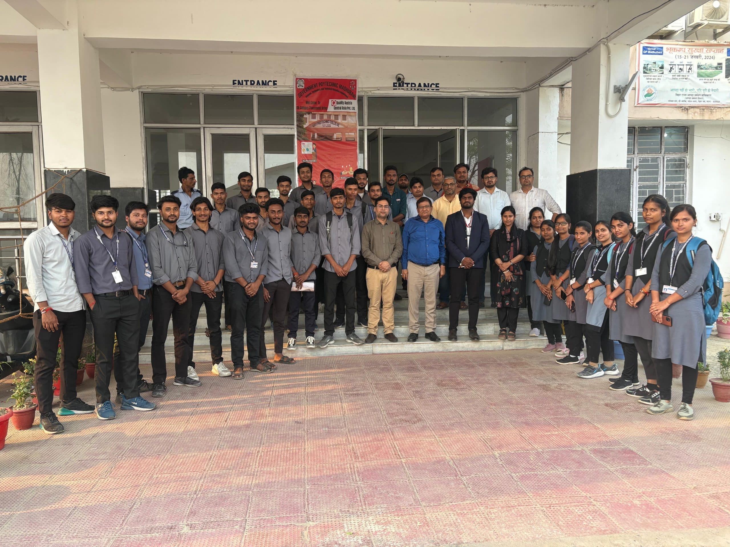 राजकीय पॉलिटेक्निकमें सफल ऑन-कैंपस प्लेसमेंट ड्राइव का हुआ आयोजन