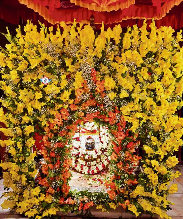 Gopalganj News : मां सिंहासनी की मनोहारी छवि देख निहाल हुए भक्त, लगते रहे जयकारे