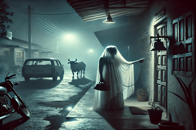 Viral Video: ‘भूतिया महिला’ की दहशत! आधी रात को बजाता है घंटी, देखें वीडियो