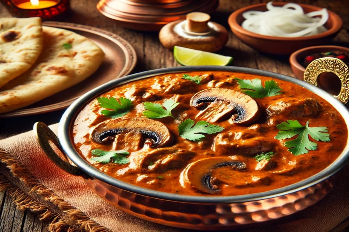 mushroom masala( AI GENERATE IMAGE)