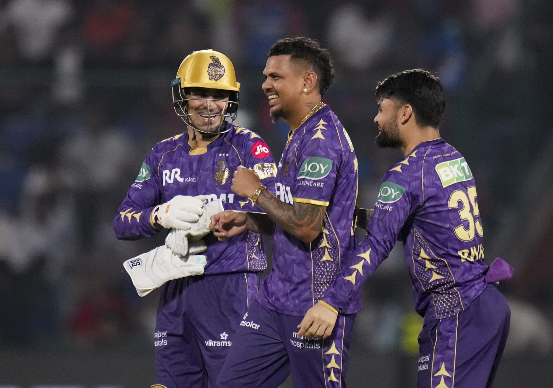Sunil Narine Equals World Record in T20 Cricket. Image: PTI Sunil Narine Equals World Record in T20 Cricket. Image: PTI