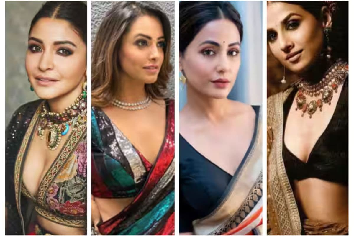 Fancy Stylish V Neck Blouse: अगर चाहिए हॉट और ग्लैमरस लुक,तो ट्राय करें वी नेक ब्लाउज डिजाइन