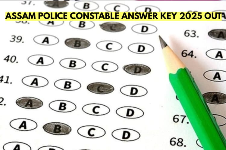 SLPRB Assam Police Constable Answer Key 2025 Out: असम पुलिस कांस्टेबल परीक्षा का आंसर की जारी, यहां करें चेक