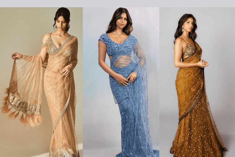 Suhana Khan Glamorous Saree Look: सुहाना खान के 5 ग्लैमरस साड़ी लुक्स जो स्लिम फिगर गर्ल्स पर लगेंगे हैं बेहद स्टनिंग