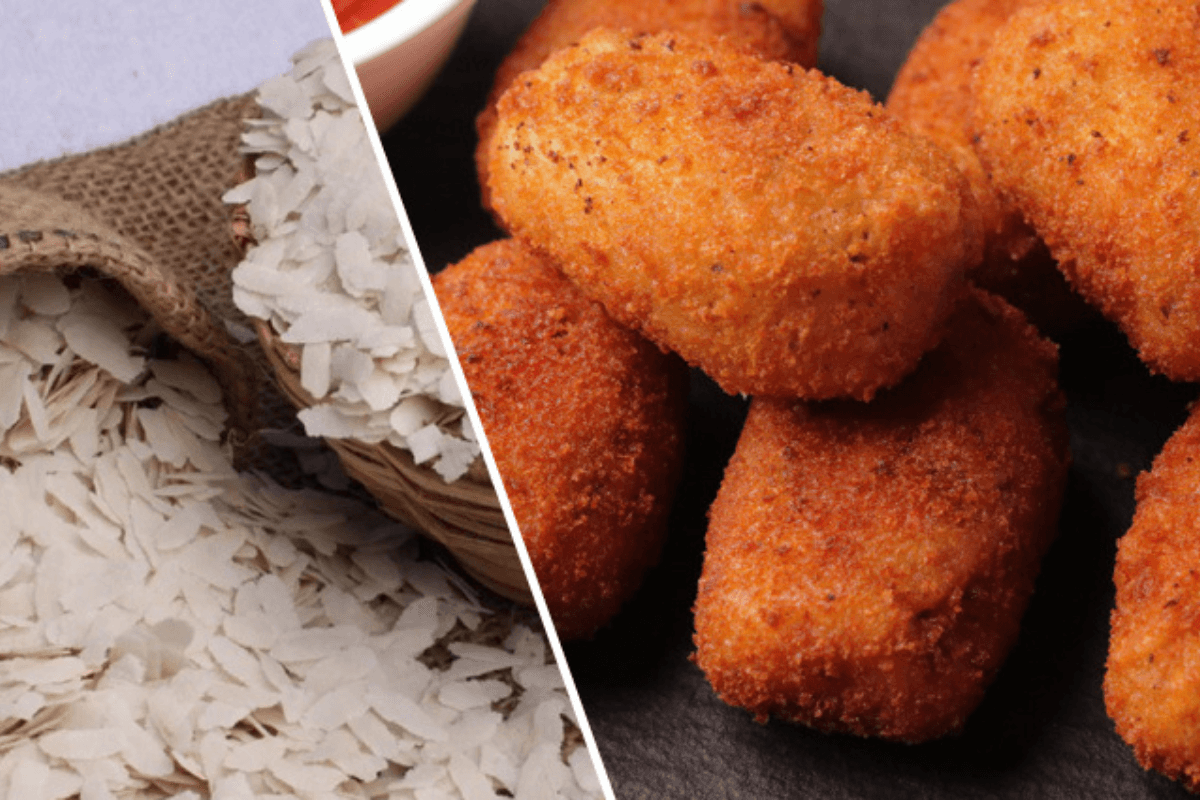 Poha Nuggets Recipe Poha Nuggets Recipe