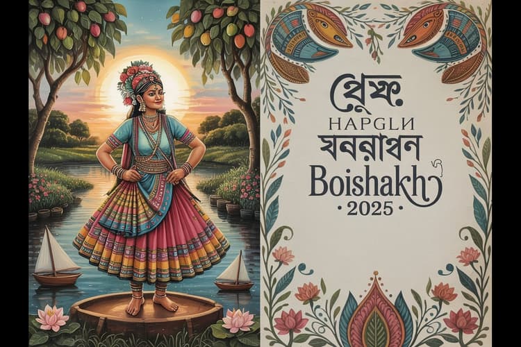 Happy Pohela Boishakh Best Wishes 2025 : यहां से भेजिए पोहेला बोइशाख की हार्दिक शुभकामनाएं