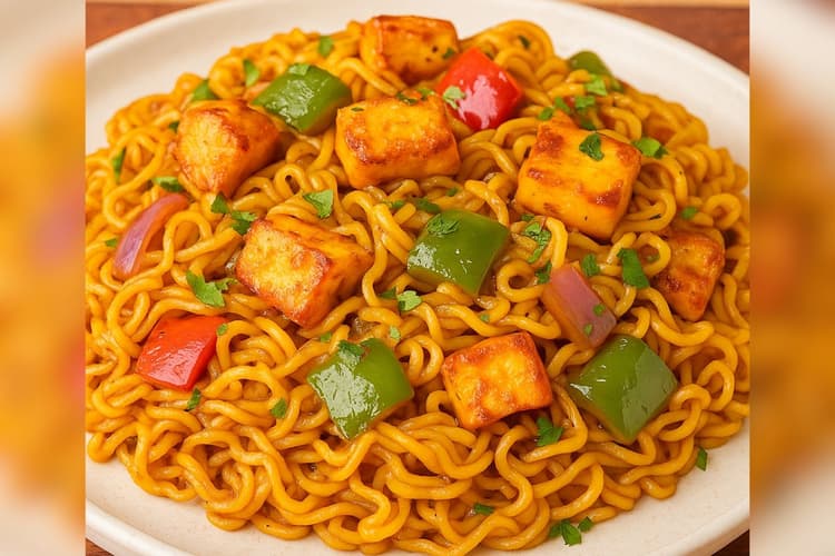 Chilli Paneer Maggi Recipe: जब भूख हो तेज और टाइम हो कम, तो ट्राय करें ये चिली पनीर मैगी रेसिपी