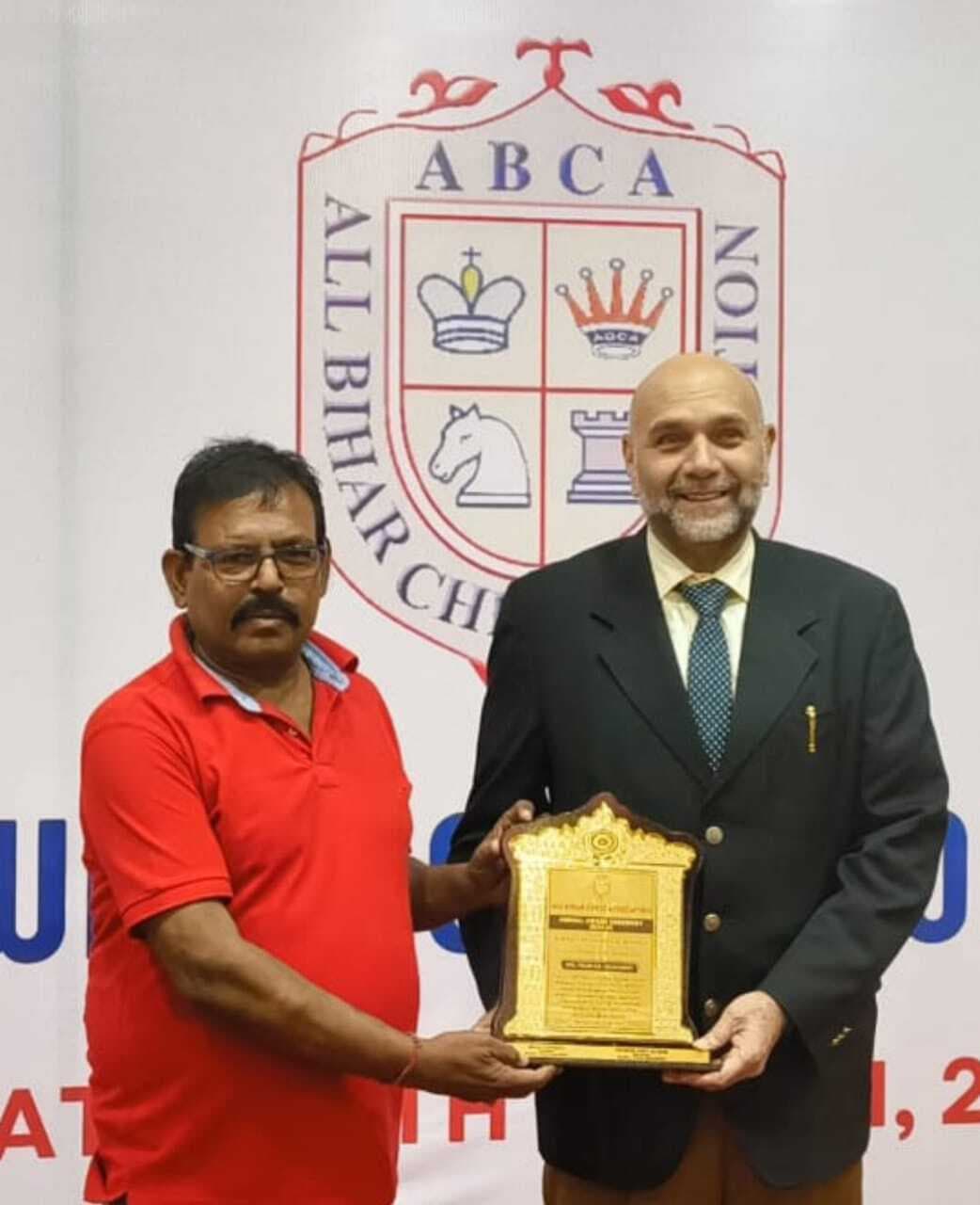 प्रेम कुमार को मिला बिहार चेस मित्र एवार्ड