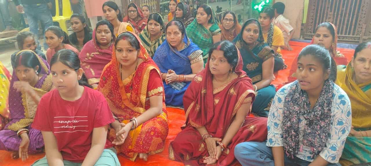 चैती नवरात्र के तीसरे दिन मां चंद्रघंटा की हुई आराधना