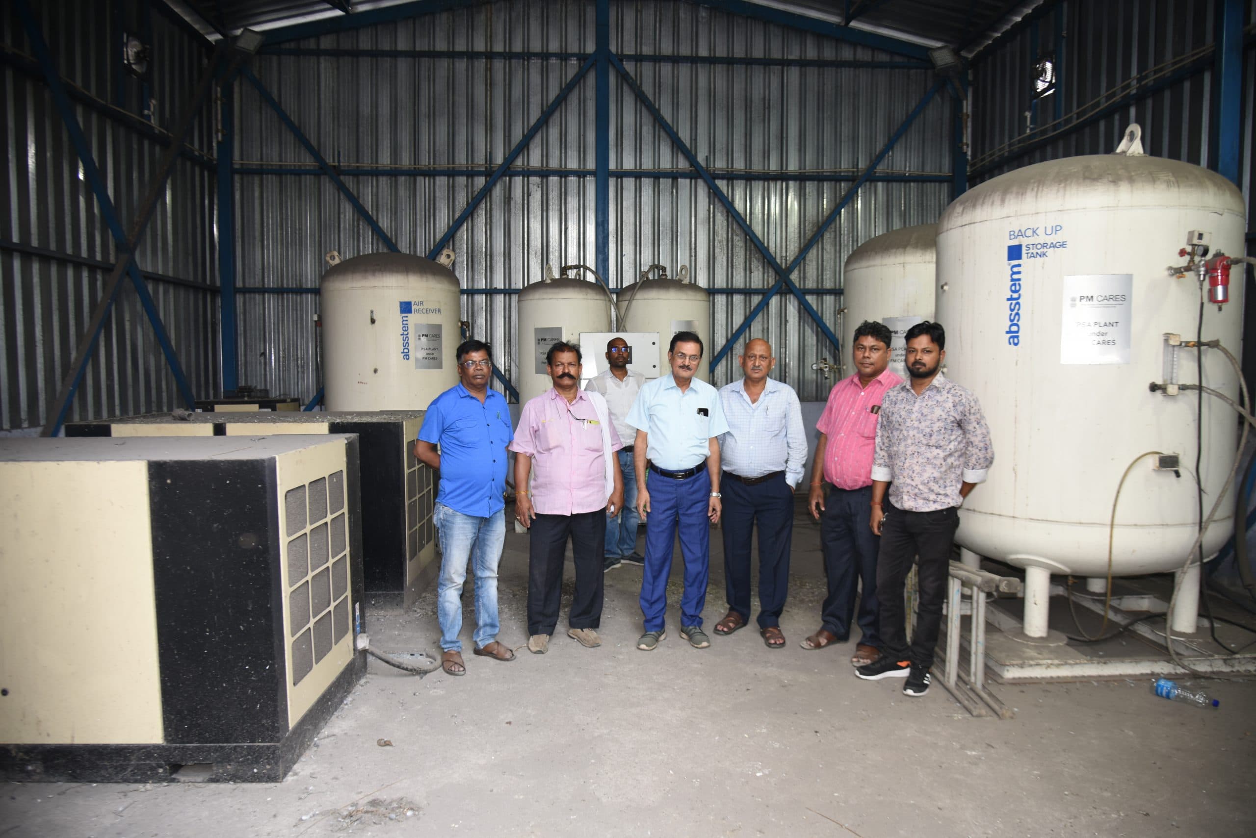 Jamshedpur news. एमजीएम अस्पताल में लगा पीएसए ऑक्सीजन प्लांट का हुआ मॉक ड्रिल