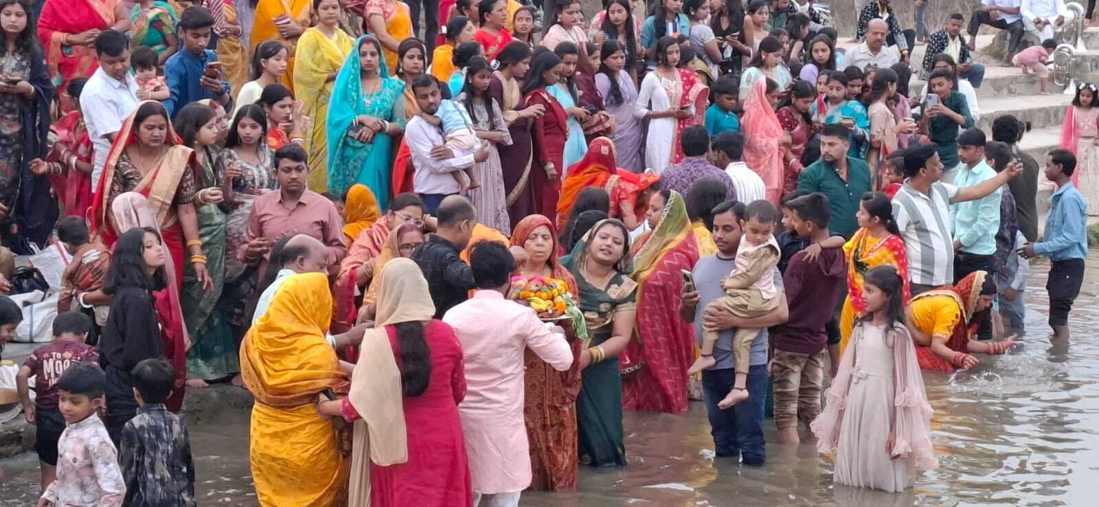 Giridih News :भक्ति भाव के साथ मनाया गया चैती छठ