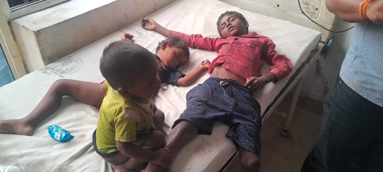 मां ने अपने चार बच्चों के साथ पिया कीटनाशक