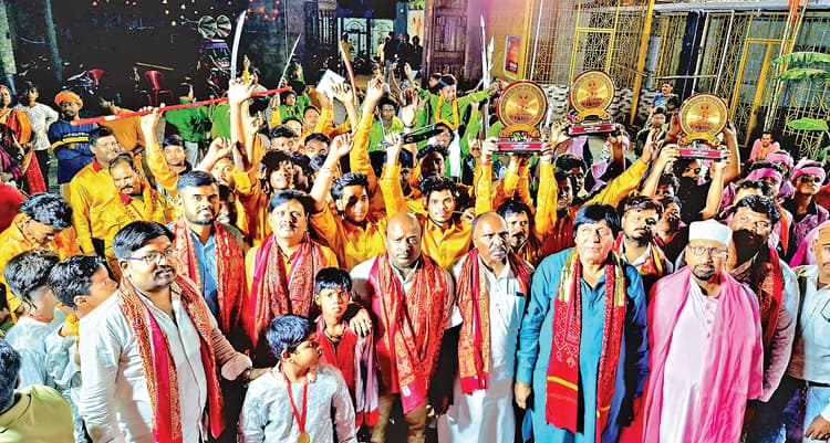 ranchi news : महाअष्टमी की झांकी में दिखेगी रावण-अंगद संवाद और श्रीराम के राज्याभिषेक की झलक