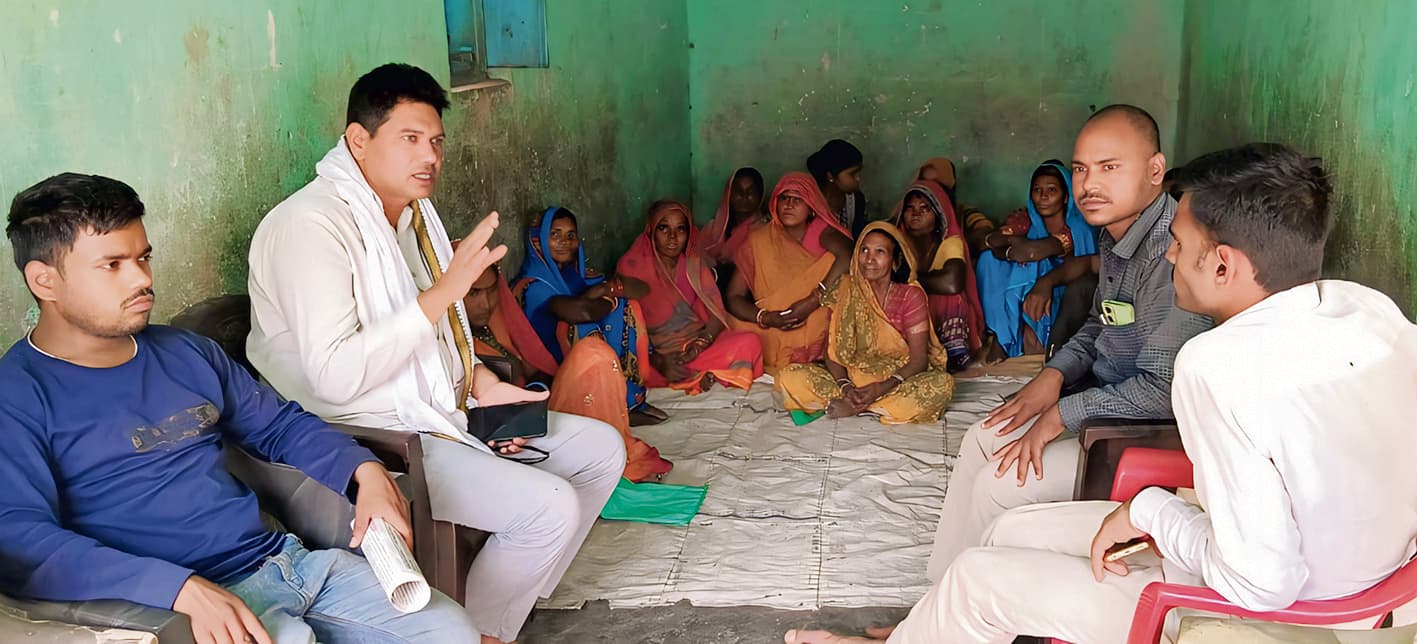 गरीब भूमिहीन परिवार को जमीन, आवास व रोजगार दे सरकार : माले