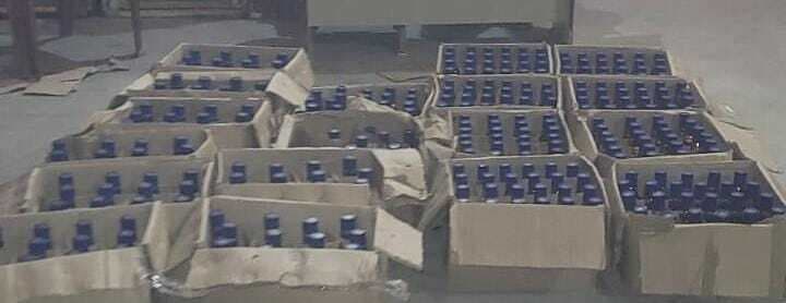 पुलिस ने 160 लीटर विदेशी शराब किया बरामद