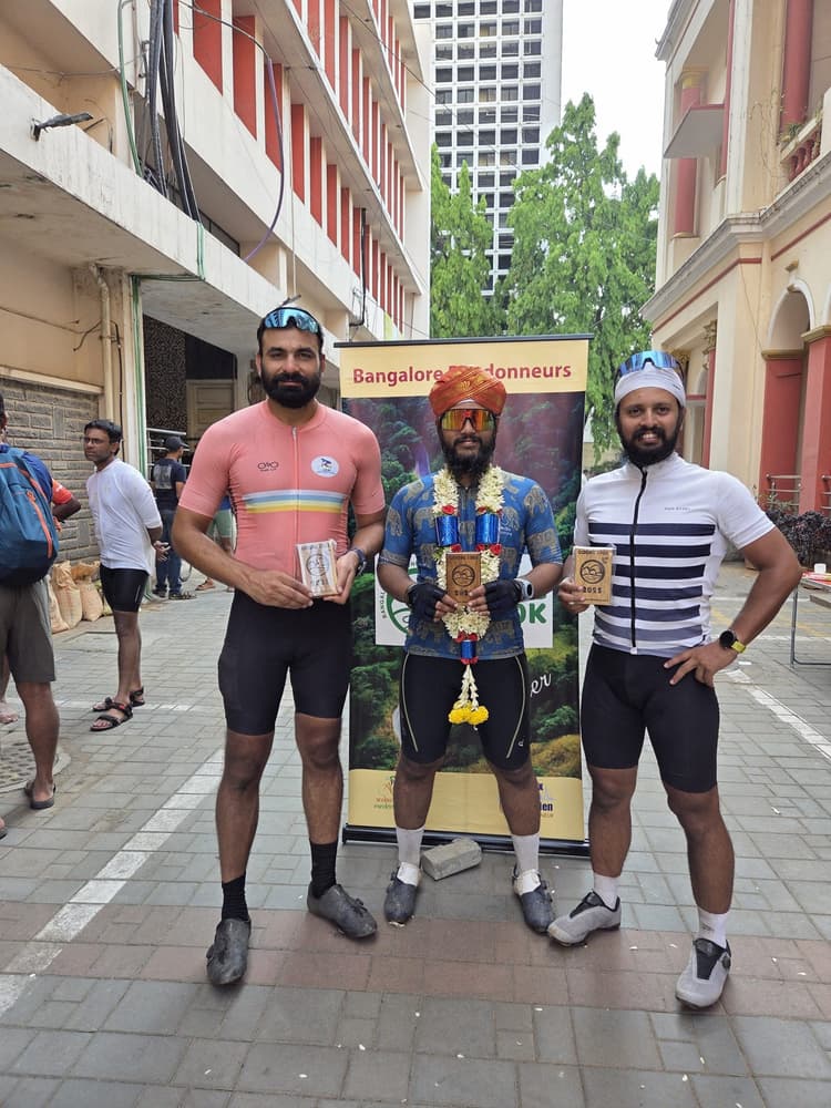 COORG 100K CYCLING: अनंत राणा अवनीत व नवदीप ने 1000 के कूर्ग की पूरी