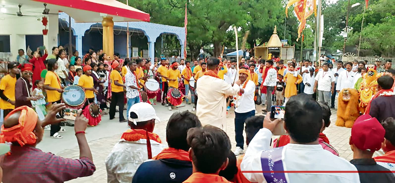 east singhbhum news: जय श्रीराम के उद्घोष से राममय हुआ अनुमंडल