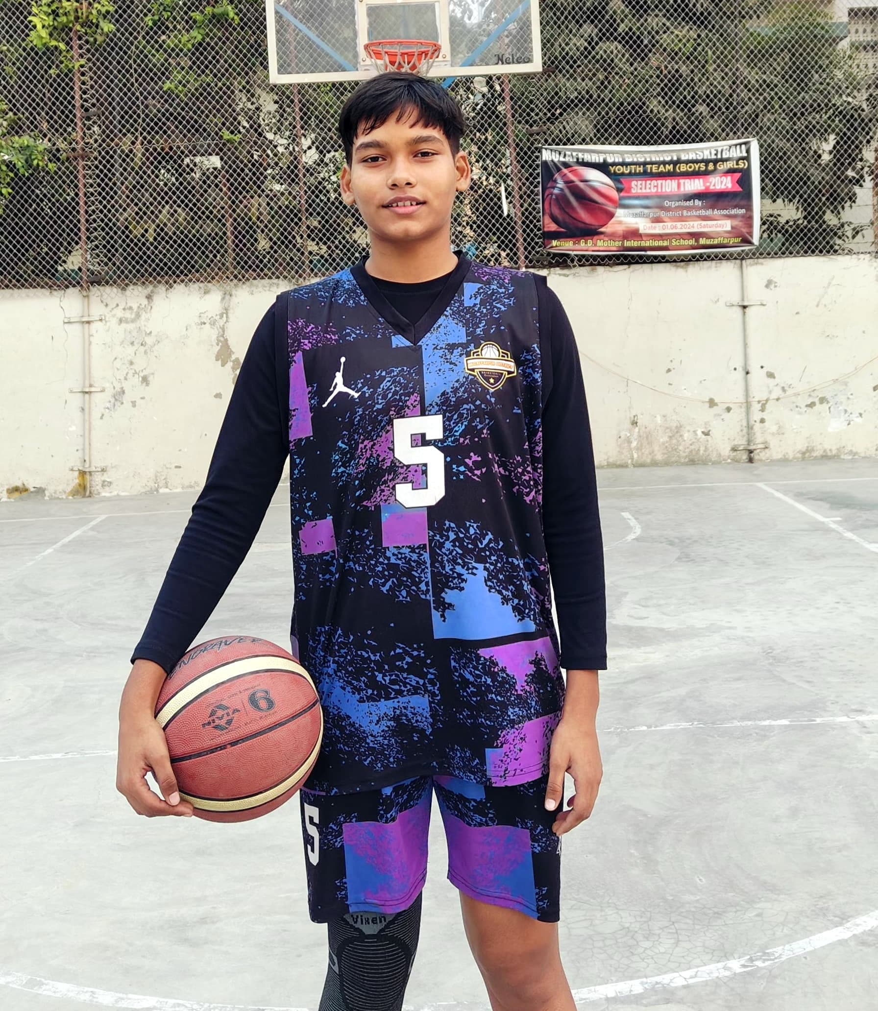 सुदीप्ति बास्केटबॉल चैंपियनशिप के लिए चयनित