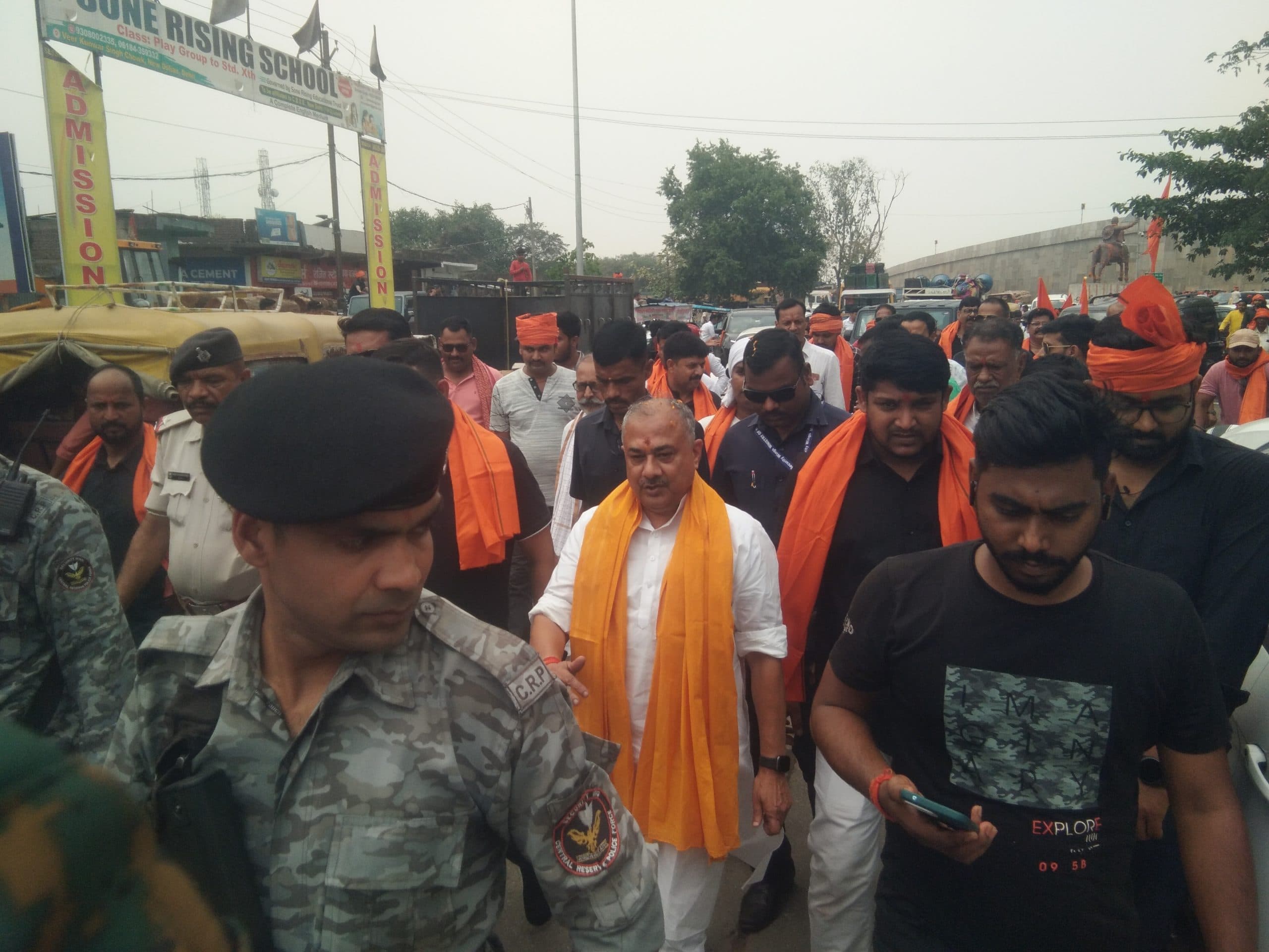 कुंवर राणा सामाजिक संस्था ने निकाला शहर में आक्रोश मार्च