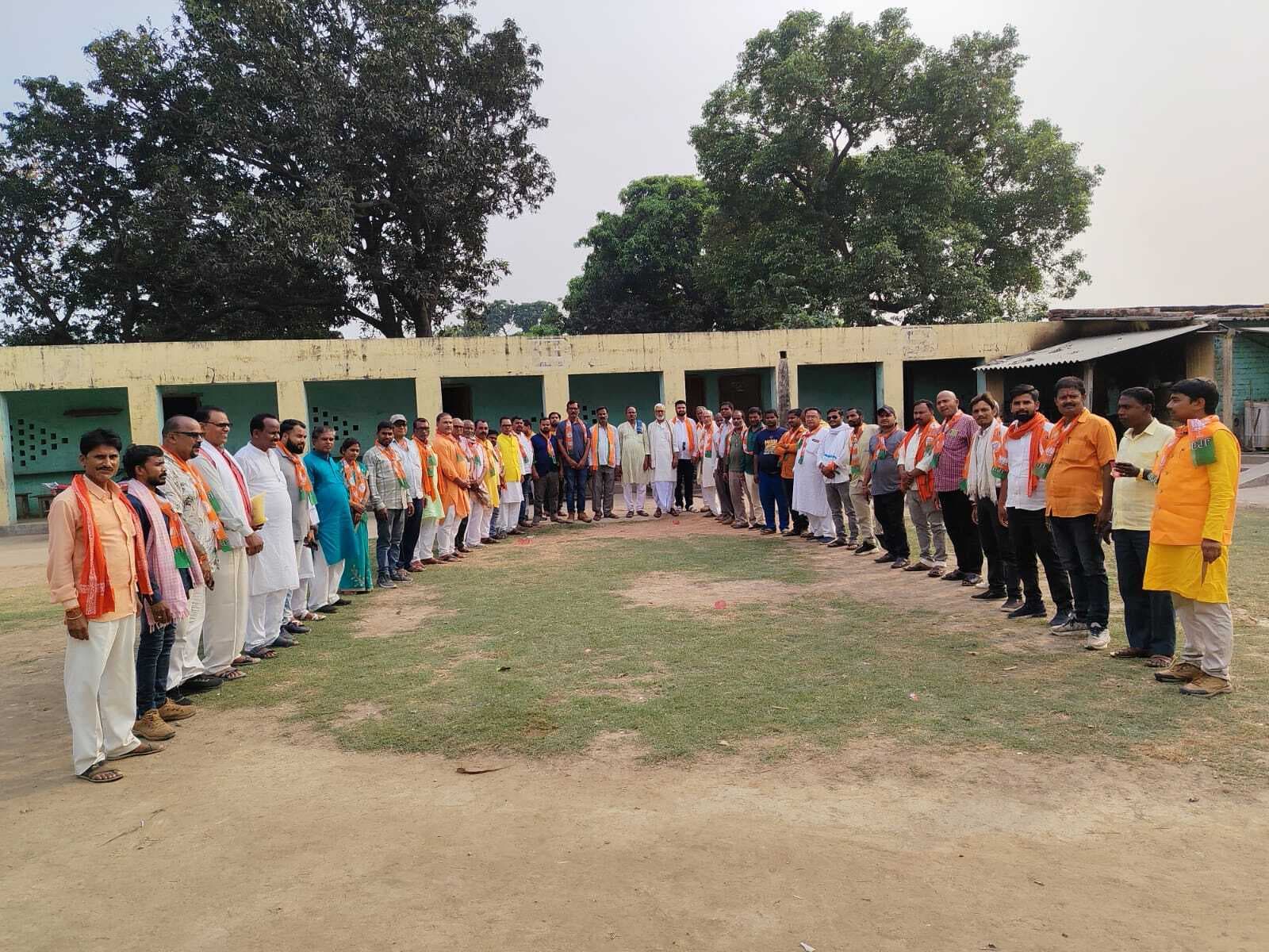 भारतीय जनता पार्टी के विधानसभा स्तरीय सदस्यों की हुई बैठक