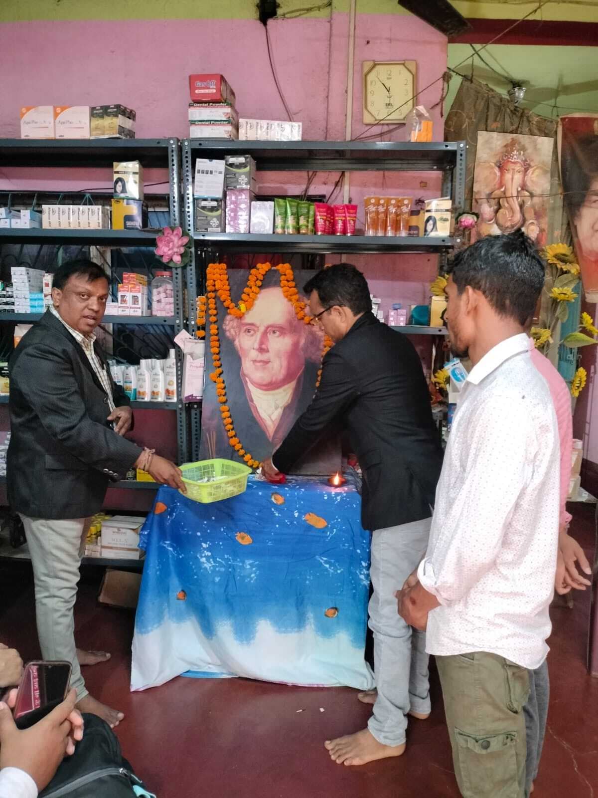 होम्योपैथ के जनक डॉ सैमुअल हैनीमेन की मनी जयंती