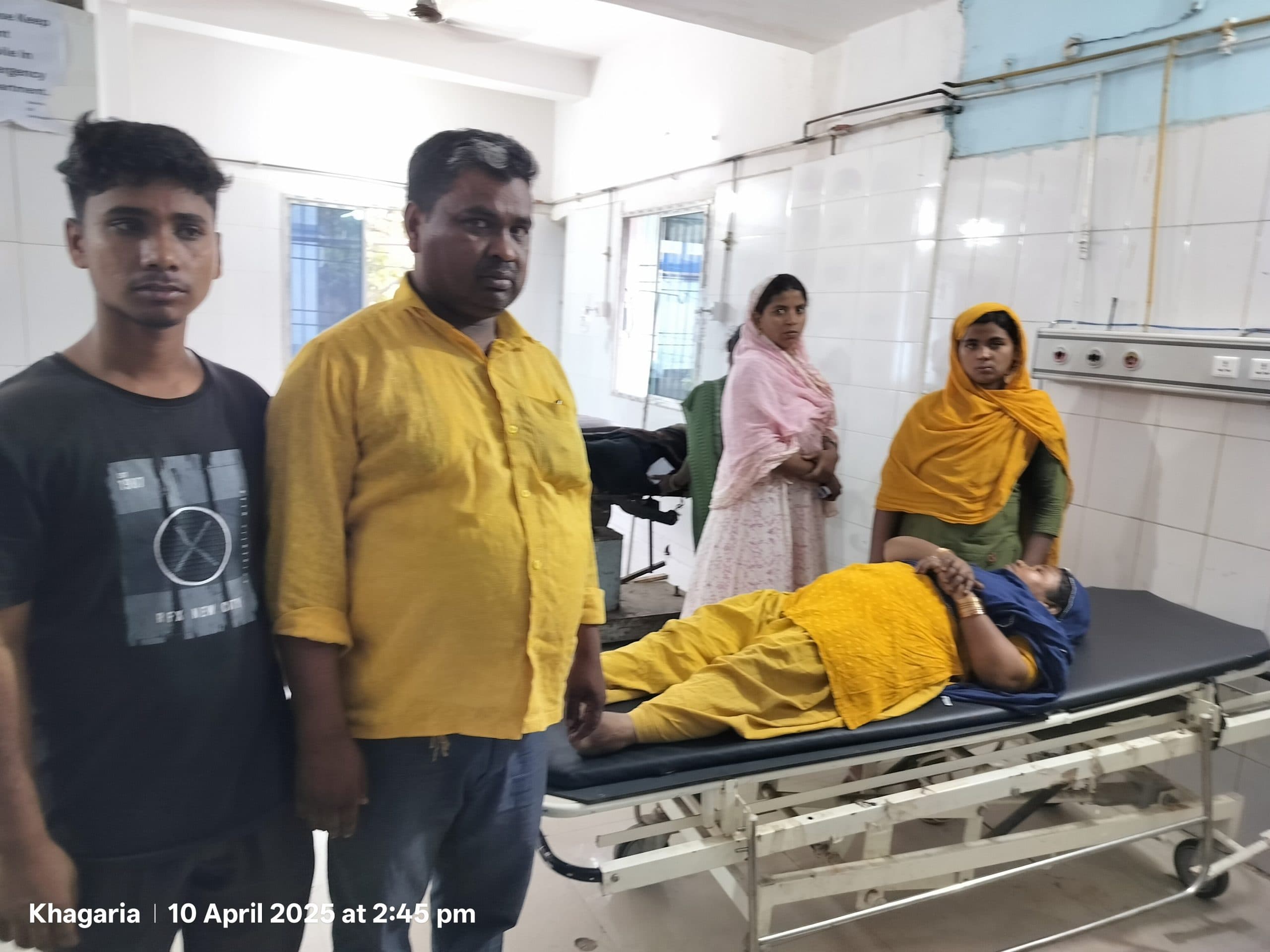 बहियार में मधुमक्खी के काटने से सास-बहू जख्मी