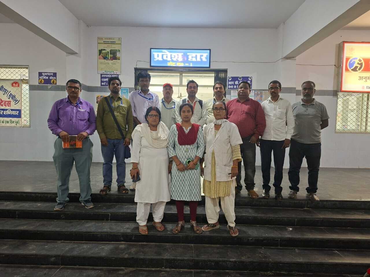 अनुमंडल अस्पताल का सात सदस्यीय टीम ने किया निरीक्षण