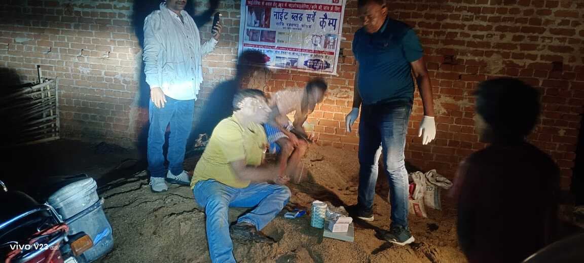 फाइलेरिया पीड़ितों का दोबारा का किया रक्त संग्रह