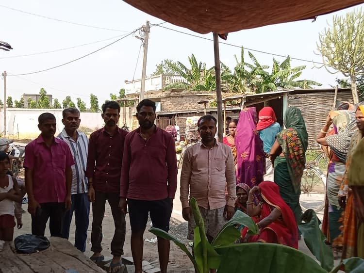 Motihari: पति की मौत के सदमे में पत्नी ने भी तोड़ा दम