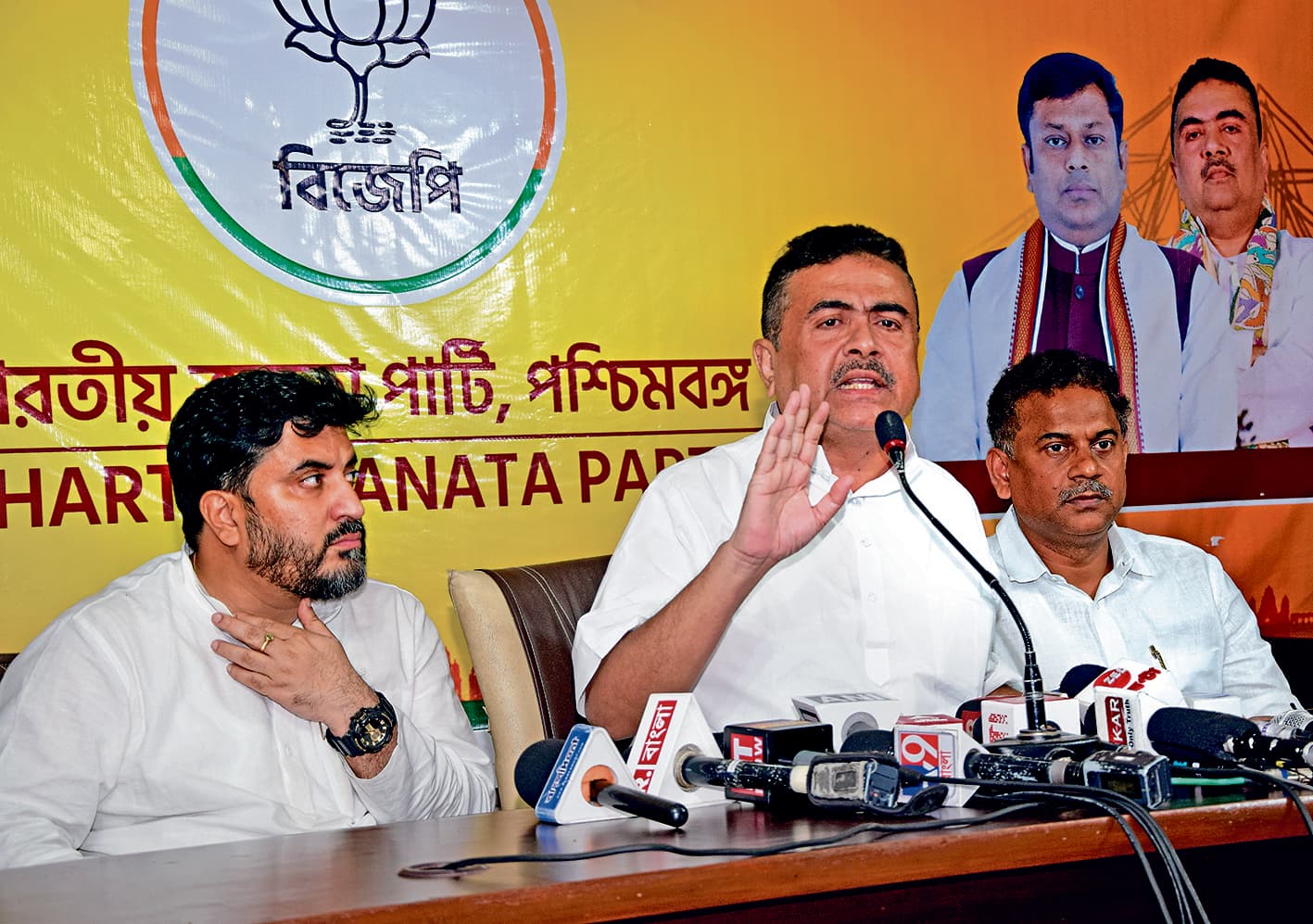 बांग्लादेश से भी बुरे हैं बंगाल के हालात : शुभेंदु अधिकारी