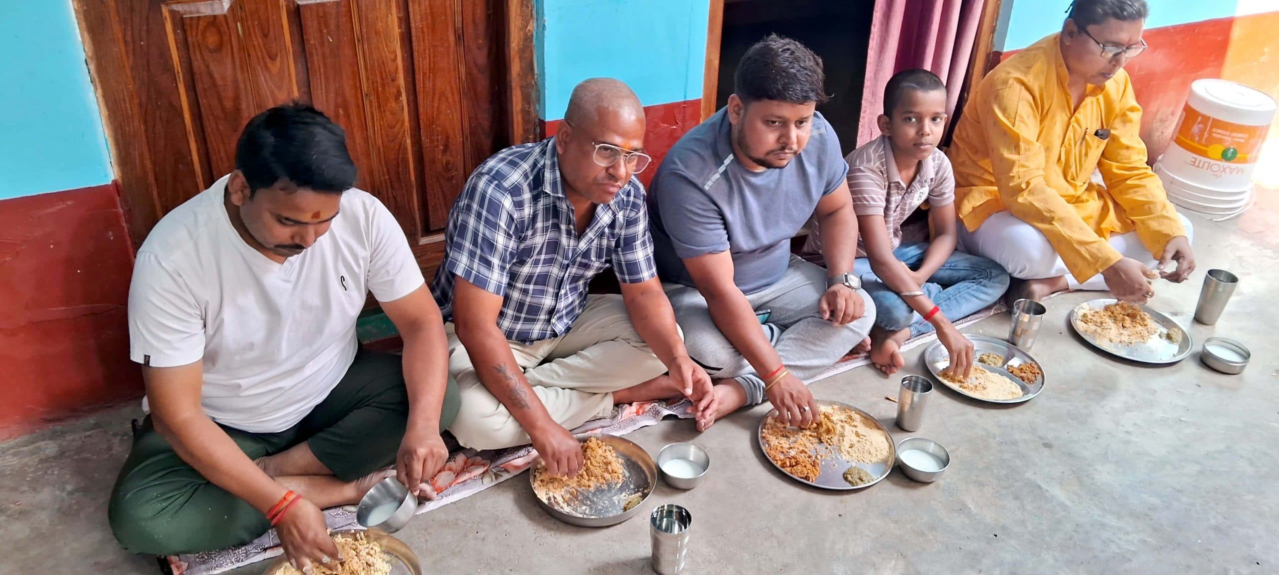 परंपरागत तरीके से मना सतुआन संक्रांति पर्व