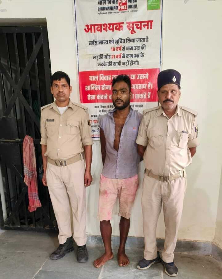 बच्ची के अपहरण में युवक गिरफ्तार