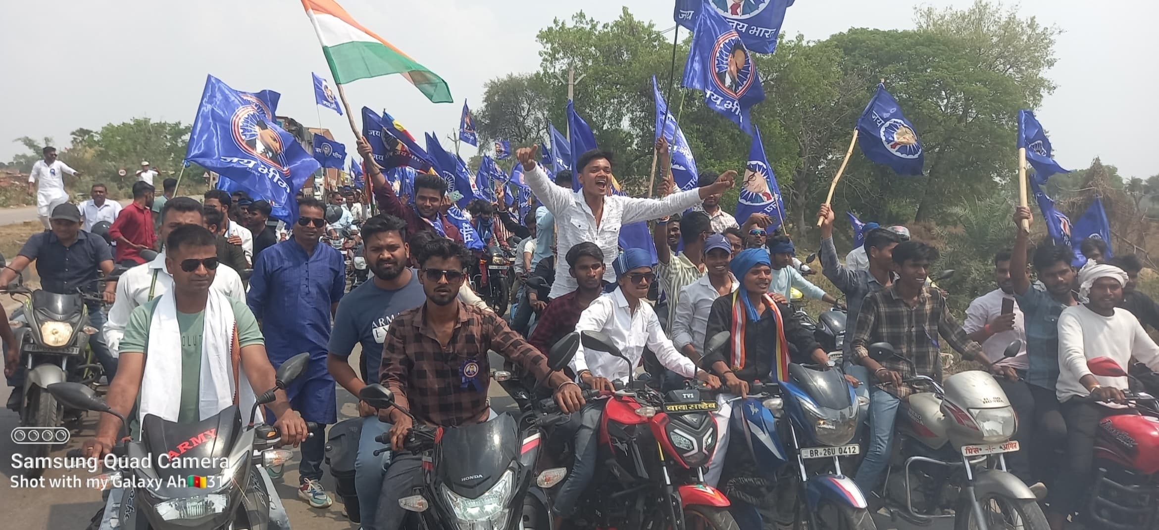 बाबा साहेब के विचारों पर चलने को प्रेरित किया