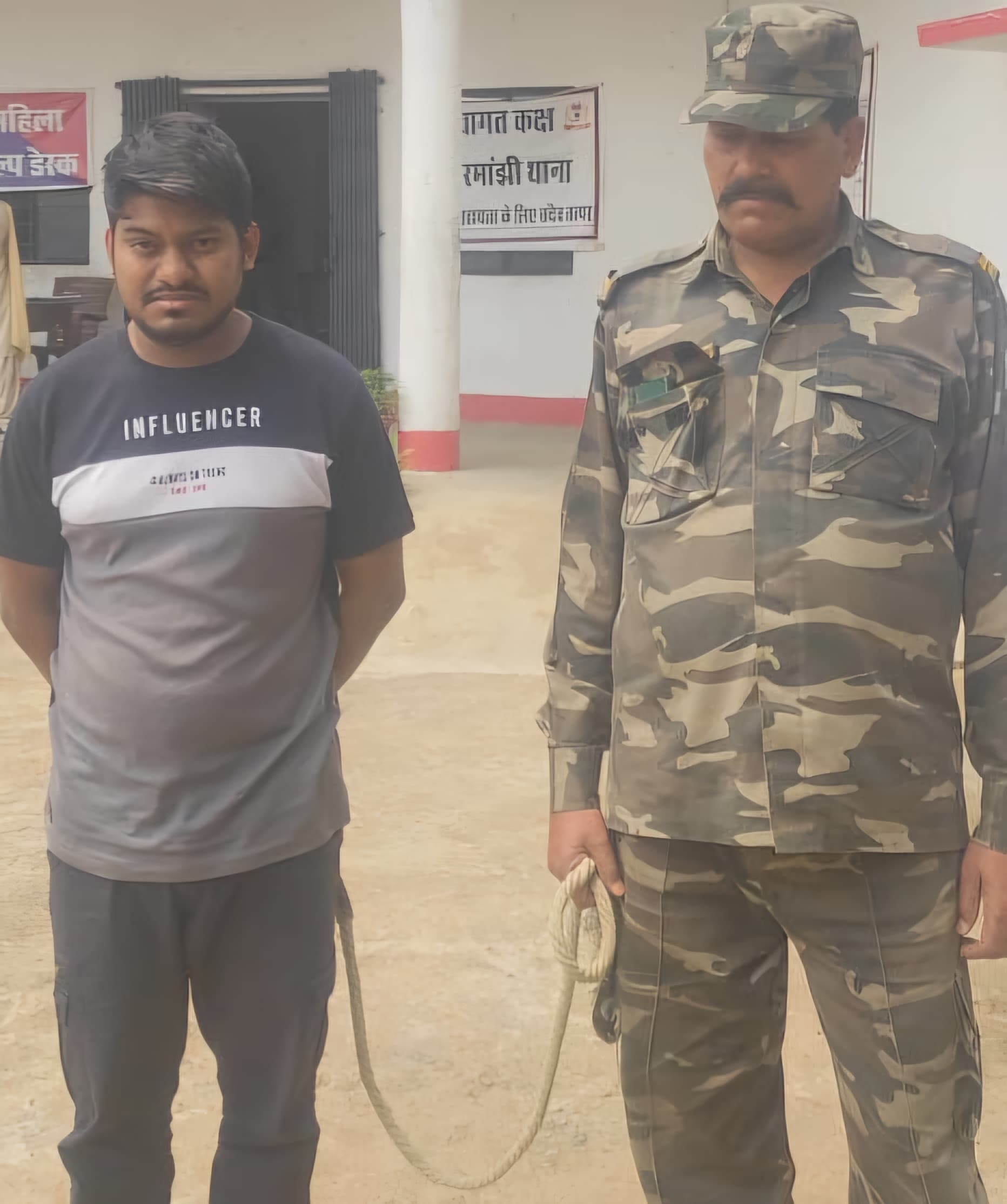 सुमन आत्महत्या मामले में प्रेमी साजेब हनीफ गिरफ्तार, जेल