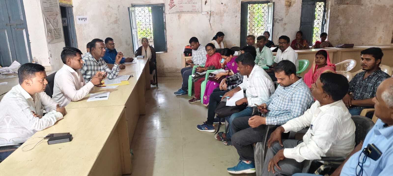 शिविर की सफलता को लेकर हुई बैठक