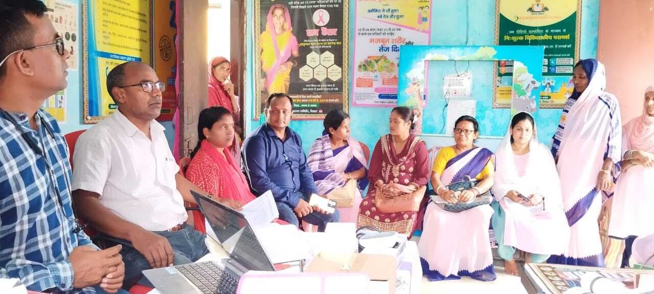 भातगांव पंचायत में चला बलगम जांच और जागरूकता अभियान