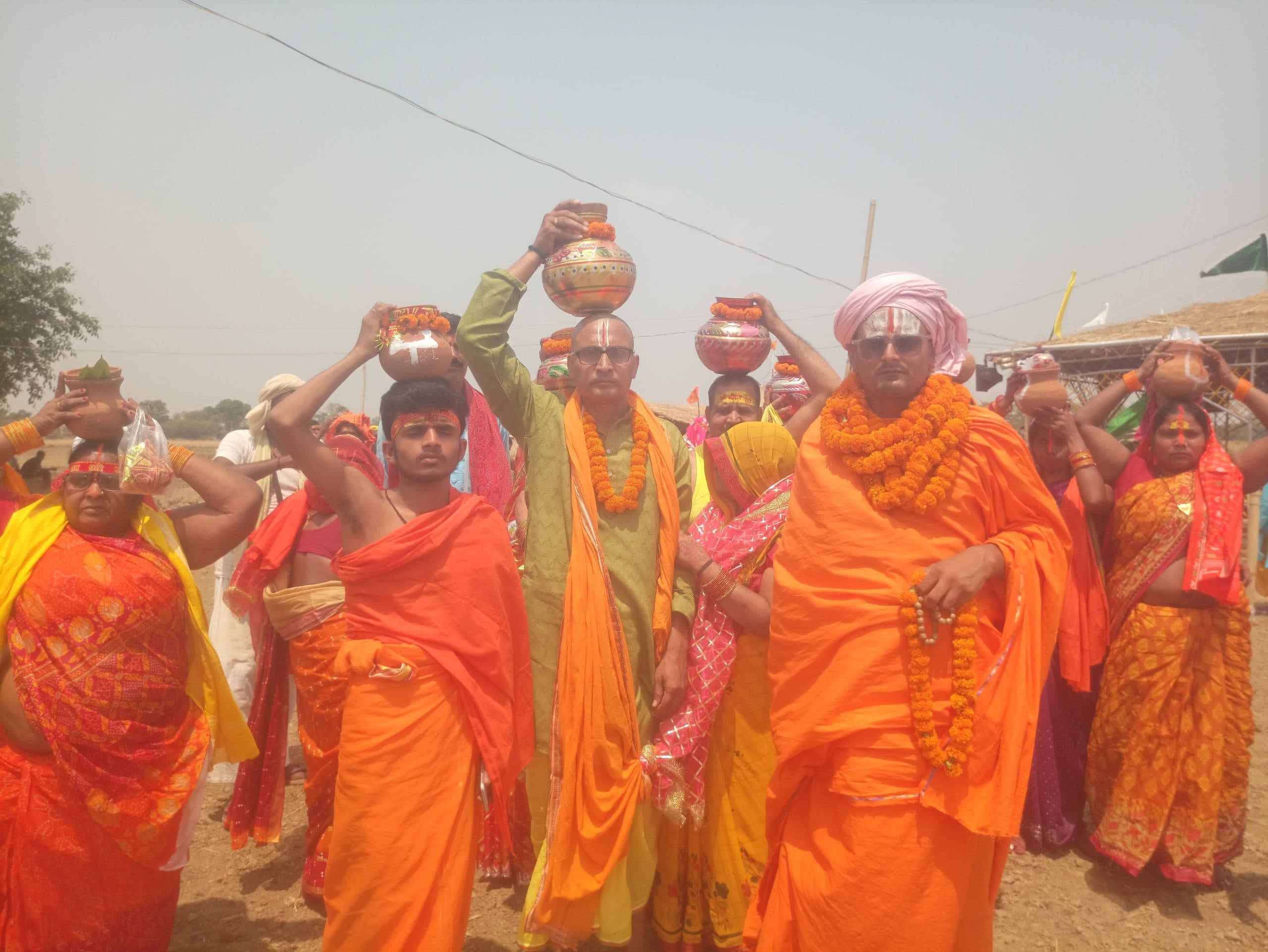 जलभरी के साथ कोहड़ा में शुरू हुआ लक्ष्मी नारायण यज्ञ