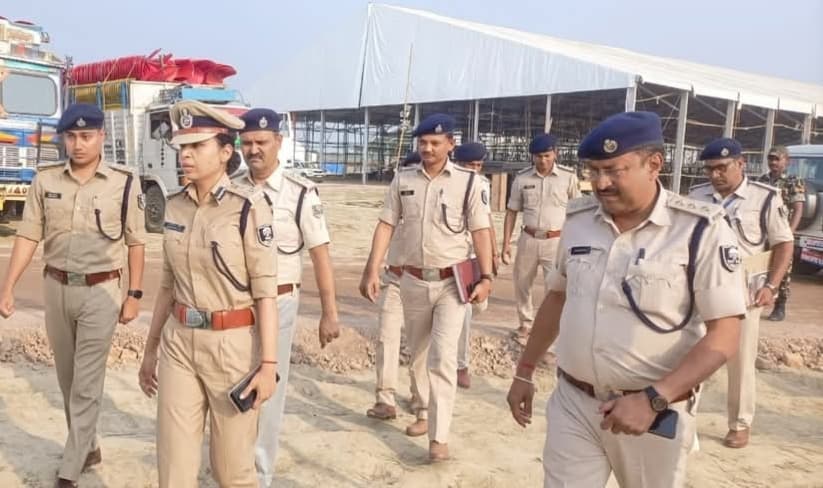 Madhubani News : पीएम के प्रस्तावित कार्यक्रम के लिए डीआइजी ने स्थल का लिया जायजा