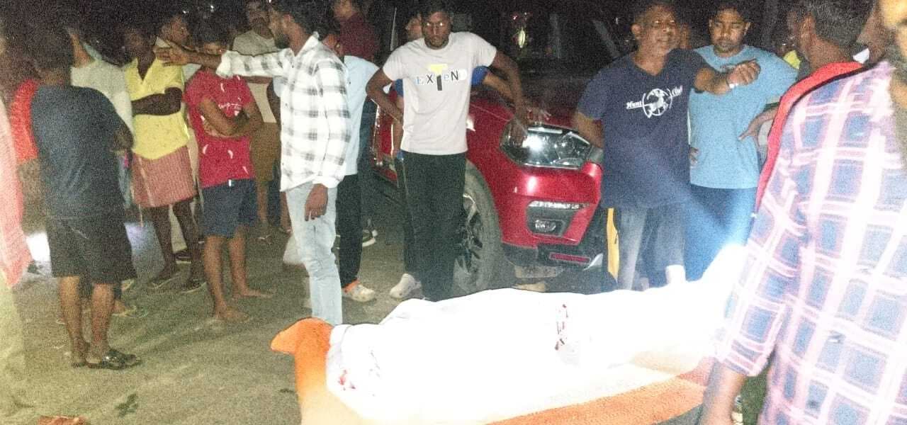 स्कॉर्पियों के धक्के से युवक की मौत, एक घायल