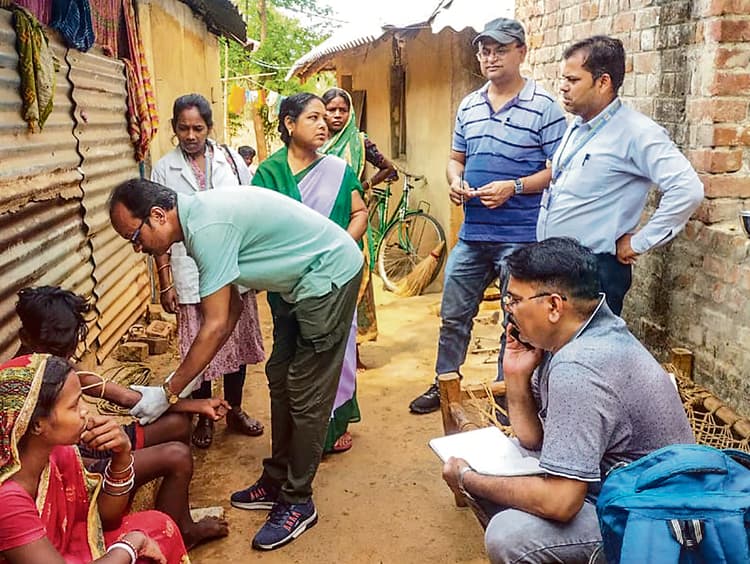 Jamshedpur news. चाकुलिया में फैला चिकनपॉक्स, मेडिकल टीम पहुंची