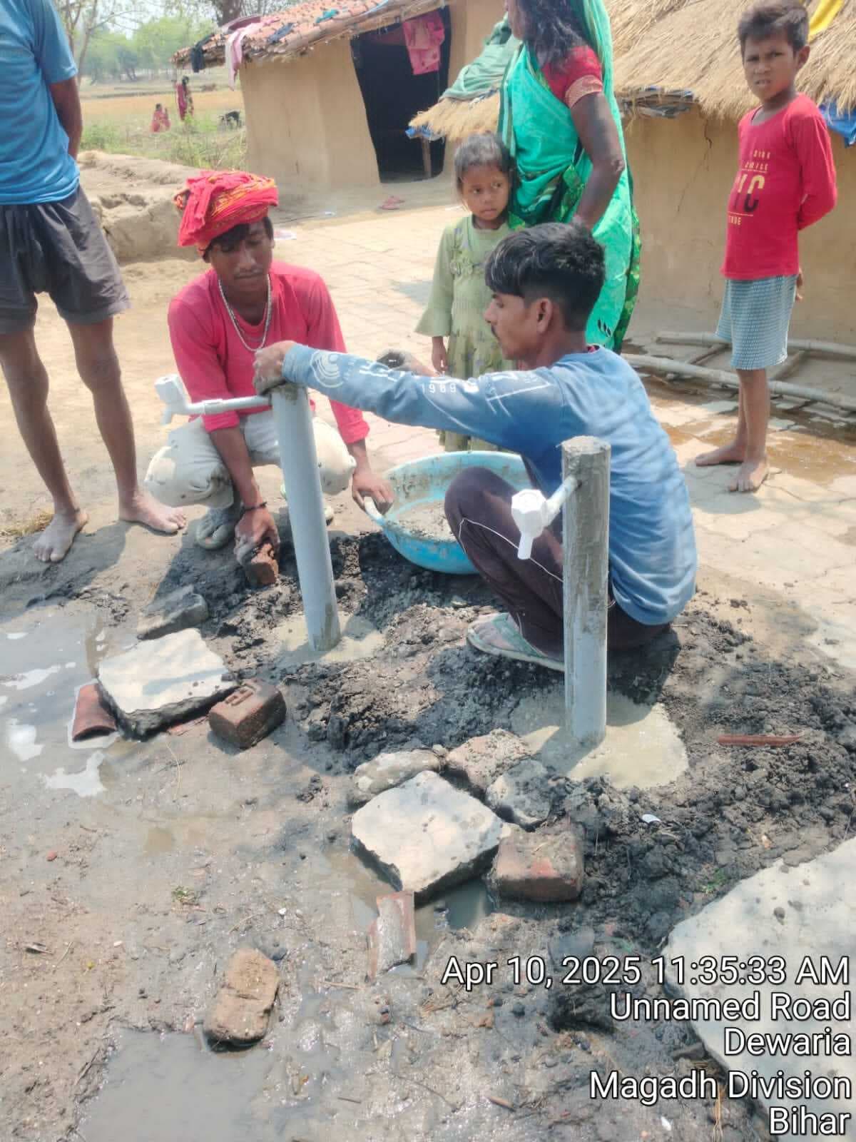 नल जल व चापाकलों की हुई मरम्मती