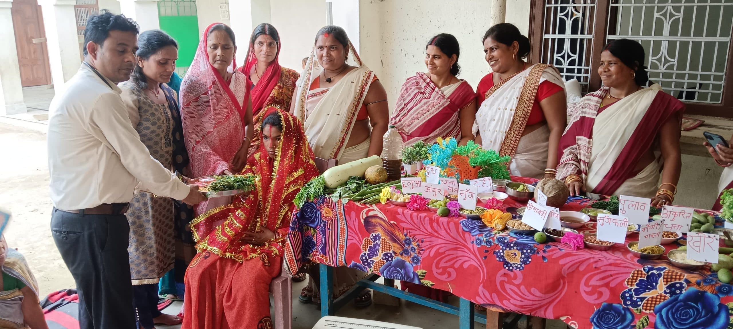 बैसा में पोषण पखबाड़ा मेला का किया गया आयोजन