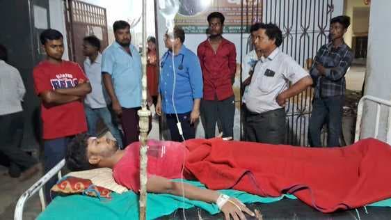 करंट की चपेट में आने से युवक गंभीर रूप से घायल