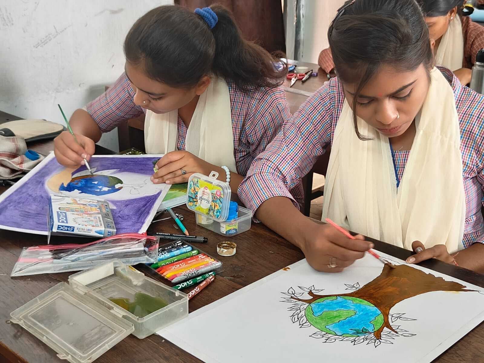 Ranchi News : वीमेंस कॉलेज भूगोल विभाग में मना पृथ्वी दिवस