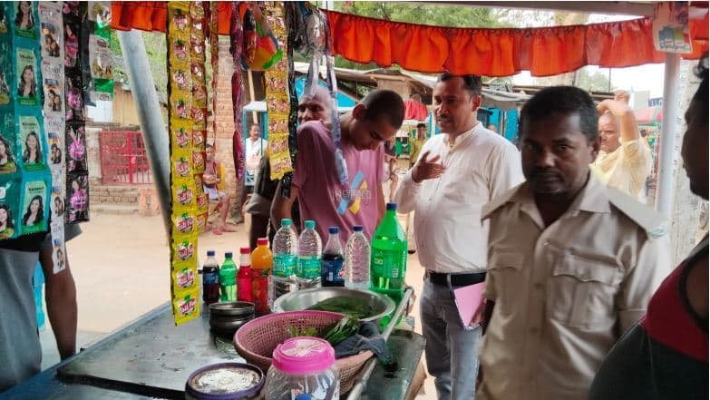 तंबाकू निषेध के तहत दुकानदारों से वसूला गया जुर्माना