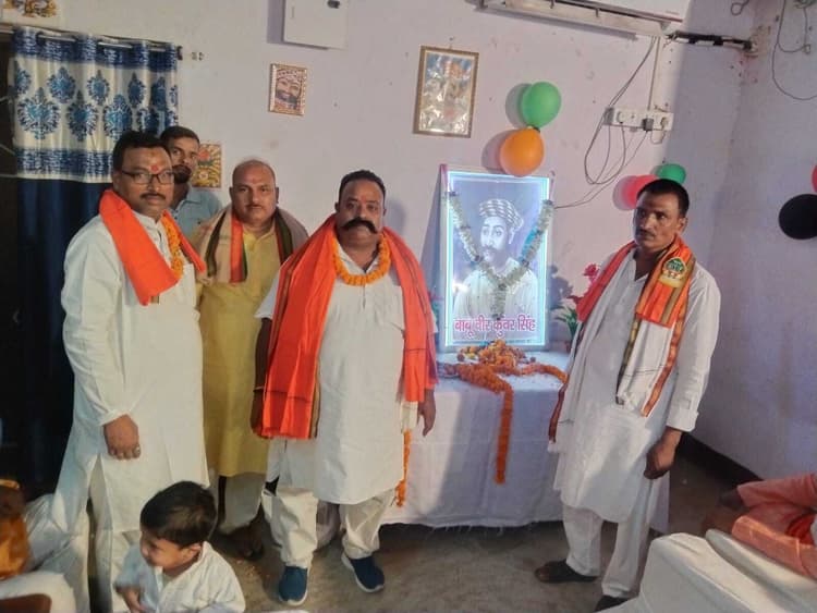 करनी सेना ने समारोह पूर्वक मनाया गया बाबू वीर कुंवर सिंह की जयंती